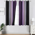 Estelar Textiler Black and Purple Ombre Blackout Curtains 54 Inch Length 2 by ESTELARTEXTILER