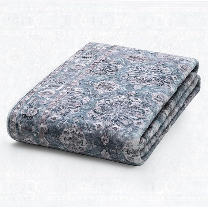 SERISSA Boho Washable Runner Rug, 2x6 Rug Non-Slip Vintage Floral Hallway - Image 7