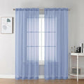 Chyhomenyc Sheer Curtains 72 Inch Length 2 Panels by Chyhomenyc