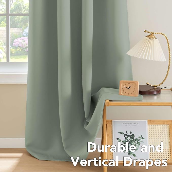 H.VERSAILTEX Thermal Insulated Blackout Window Panels Microfiber - Image 8