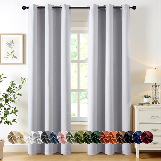 MIULEE Blackout Curtains for Bedroom Living Room 72 Inches Long 2 Panels by MIULEE