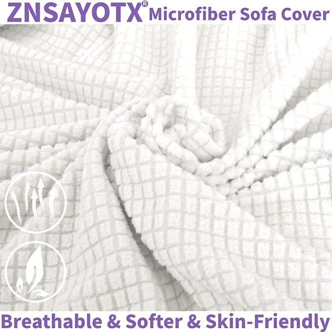 ZNSAYOTX Super Stretch Couch Cover Universal Sofa Covers - Image 8