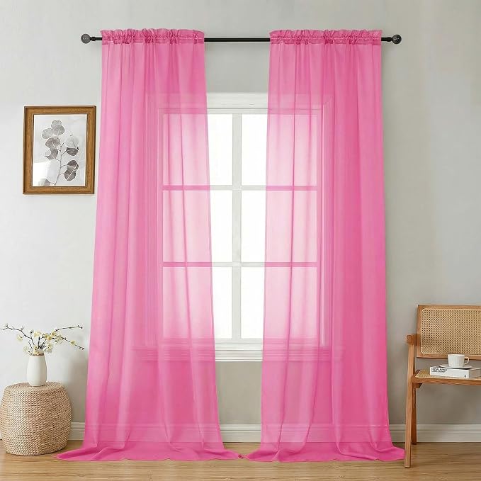 Gwine Sheer Curtains 96 Inches Long by Gwine