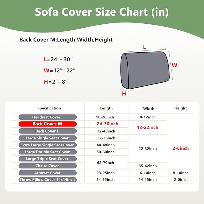 Couch Cushion Covers for Sofa Couch Covers Wear-Resistant Universal Sofa Cover - Image 2