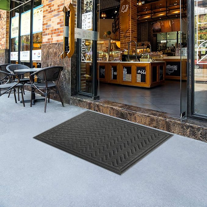 Mibao Front Door Mat, Dirt Trapper Welcome Mat - Image 7