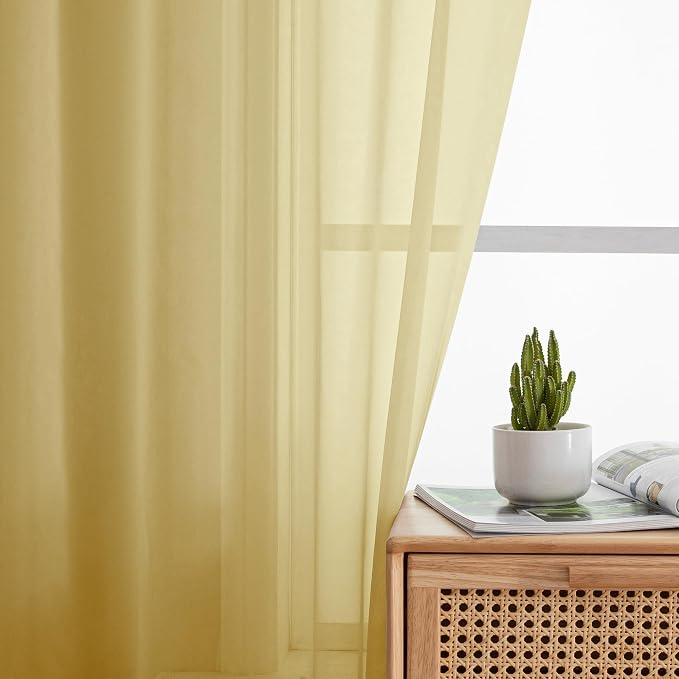 Simplebrand Yellow Valances 14 Inches Long - Image 3