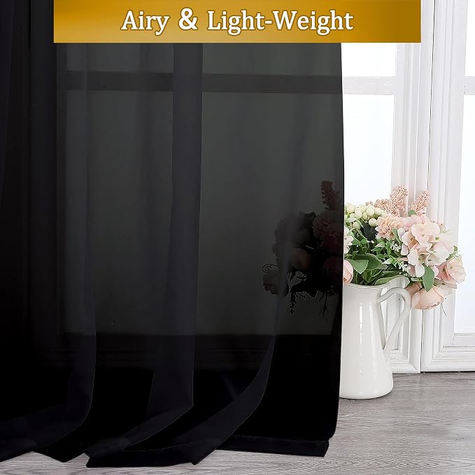 Aiyufeng Black Curtains & Drapes - Image 7