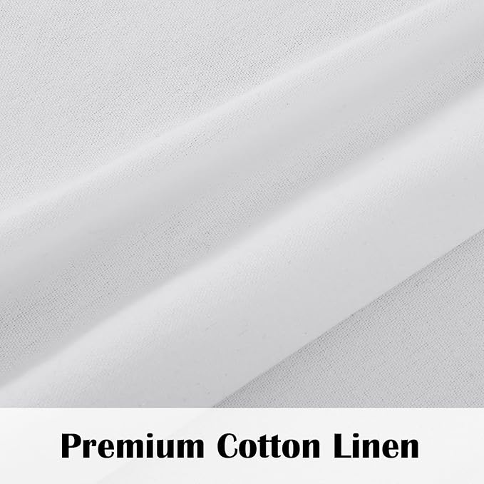 FRAMICS Farmhouse Cotton Linen Curtains - Image 7