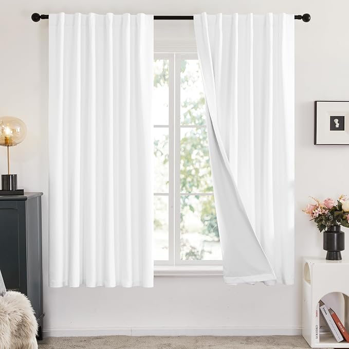 Deconovo Blackout Curtains for Bedroom & Nursery, Thermal Insulated Drapes by Deconovo