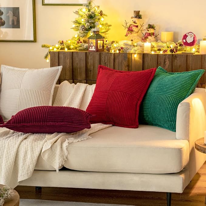 MIULEE Decorative Euro Sham Throw Pillow Covers - Image 2