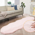 ORINOVA Pink Plush Washable Fluffy Fur Rugs by ORINOVA