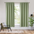 RYB HOME Bedroom Blackout Curtains 72 inches Long, 100% Blackout Thermal by RYBHOME
