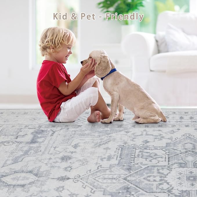 Srugn Area Rug 6x9 Washable Area Rugs - Image 5