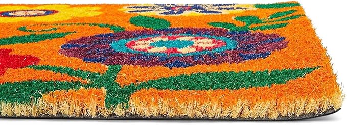 Juvale Floral Coir Door Mat - Image 5