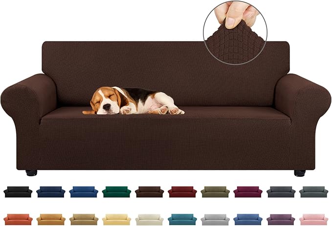 KEKUOU Stretch Sofa Cover Slipcover ，Couch Covers by KEKUOU
