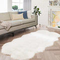 ORINOVA White Fluffy Washable Shag Area Rugs by ORINOVA