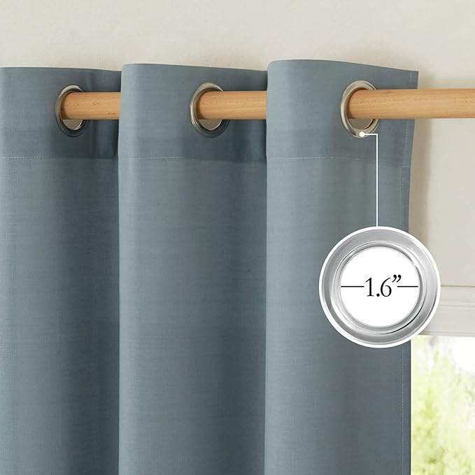 NICETOWN Linen Curtains 96 inches Long - Image 5