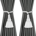 Fenghuangwu 2 Pack Curtain Tie Backs Rope Tassels by fenghuangwu