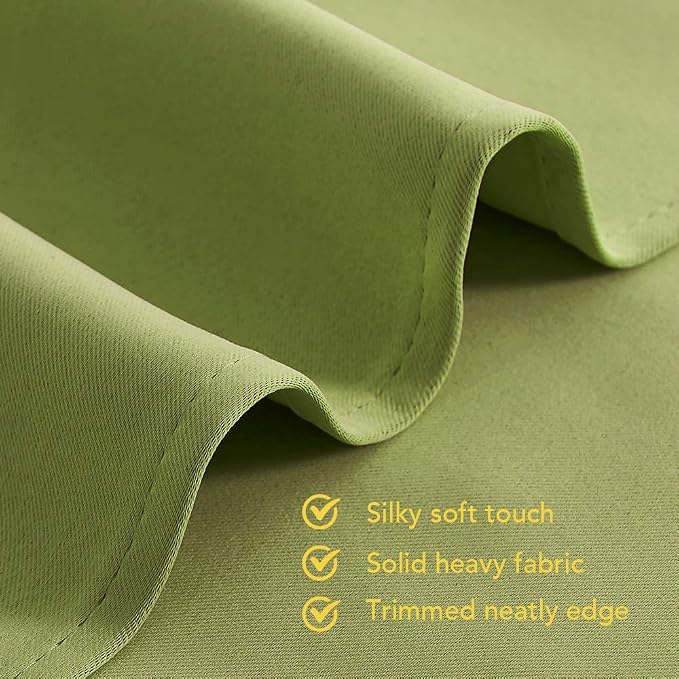 NICETOWN Window Drapery Panels Blackout Curtains, Window Treatment Thermal - Image 4