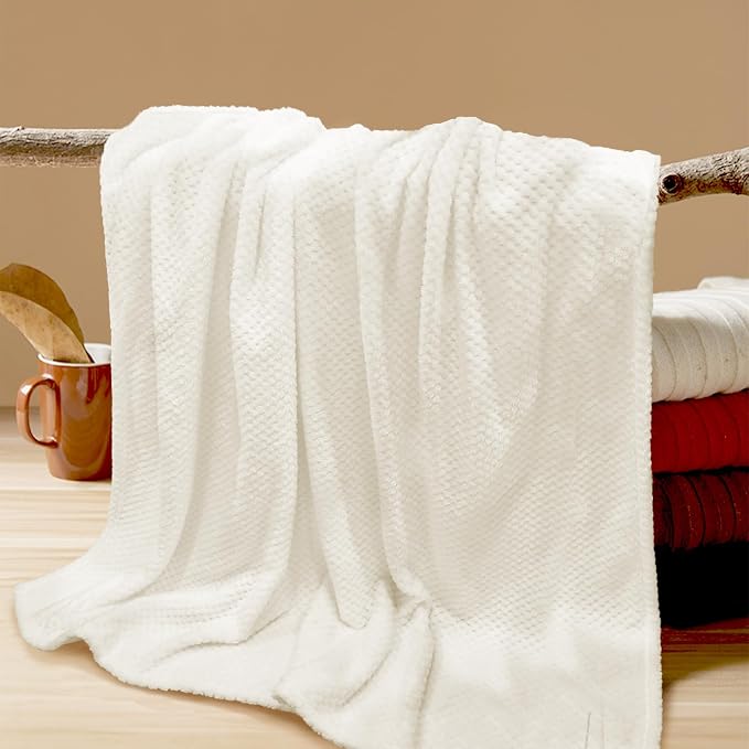 4 Pack Fleece Throw Blankets 50x60 Inches - Image 9
