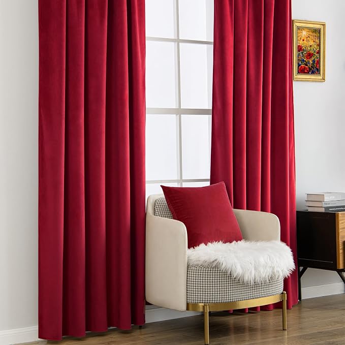MIULEE Velvet Curtains 96 inches - Image 5