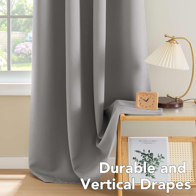 H.VERSAILTEX Blackout Curtains for Bedroom Thermal Insulated Room Darkening - Image 8
