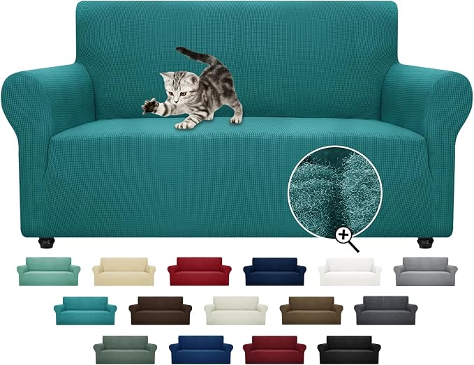 ZNSAYOTX Super Stretch Couch Cover Love Seat Sofa Covers by ZNSAYOTX