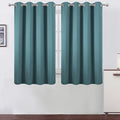 LEMOMO Sea Teal Thermal Blackout Curtains/52 x 54 Inch/Set of 2 Panels Room by Lemomo