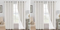 H.VERSAILTEX 100% Blackout Curtains Ivory, Linen Blackout Curtains 96 inch by HVERSAILTEX