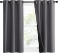 NICETOWN 100% Blackout Short Curtains by NICETOWN