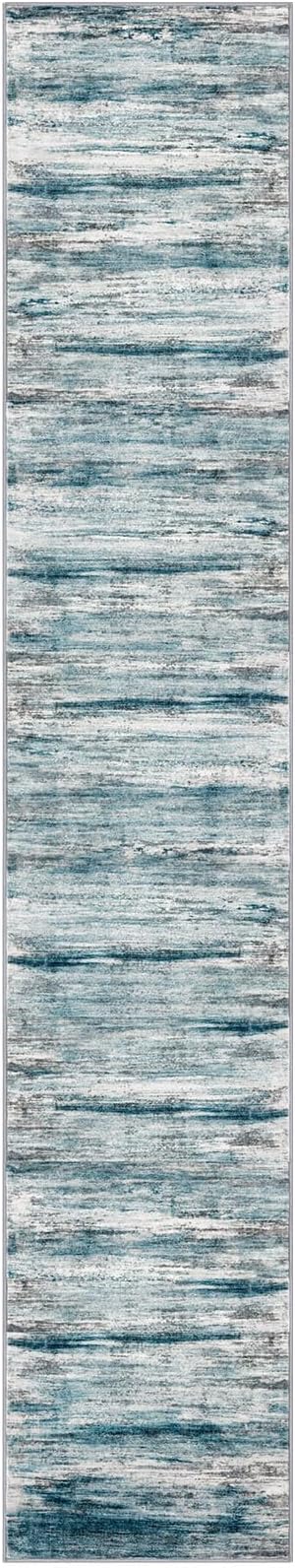KOZYFLY Modern Abstract Hallway Runner Rug, 2.6x14 Washable Rug Runner Non-Slip - Image 8