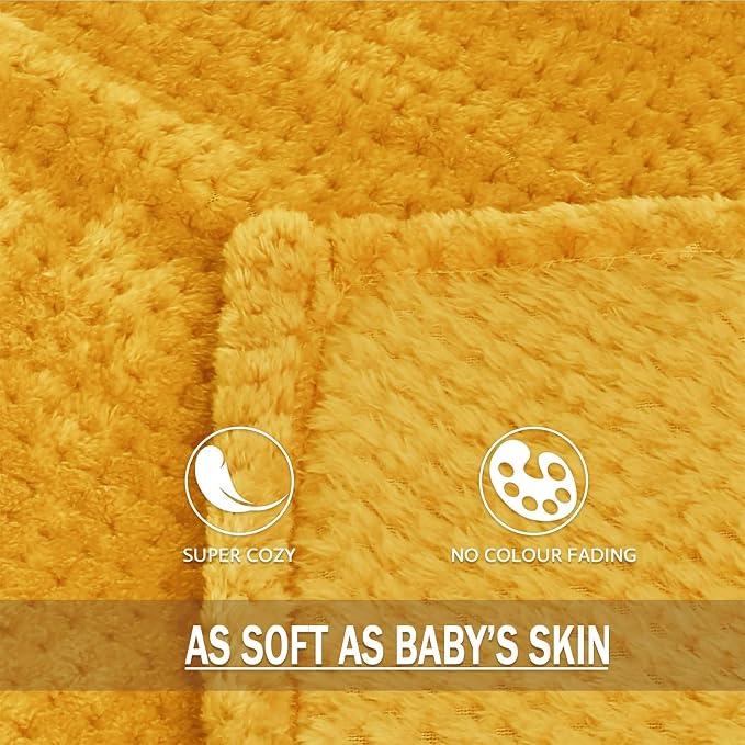 Exclusivo Mezcla Fleece Throw Blanket Extra Large, Super Soft and Warm Blankets - Image 7