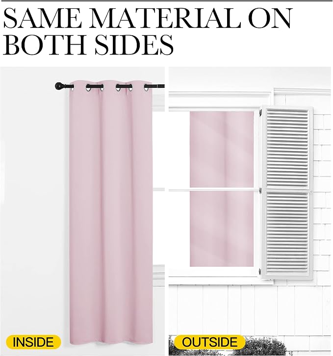 NICETOWN Blackout Curtain Panels - Image 4