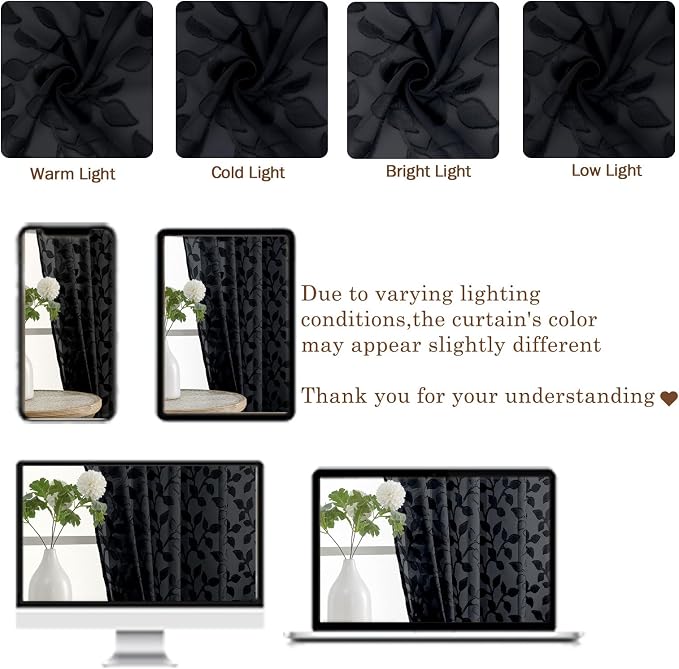 Chyhomenyc Black Sheer Valances - Image 7