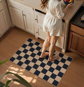 Lahome Checkered Easy Jute Front Door Mat, 2x3 Kitchen Outdoor Rug Washable | by Lahome