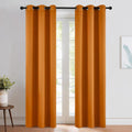 NICETOWN Room Darkening Cafe Satin Curtains by NICETOWN