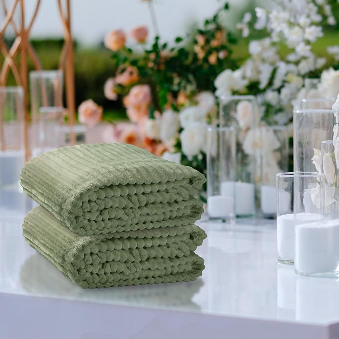Buryeah 24 Pcs Flannel Throw Blanket Bulk 50 x 60 in Sleepover Blanket Outdoor - Image 6