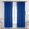 Deconovo Solid Rod Pocket Curtains Room Darkening Curtains Blackout Thermal by Deconovo