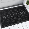 Yimobra Welcome Mat Outdoor Indoor, All-Season Waterproof Front Door Mat by Yimobra