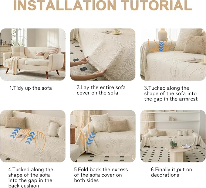 HANDONTIME Washable Couch Covers - Image 7