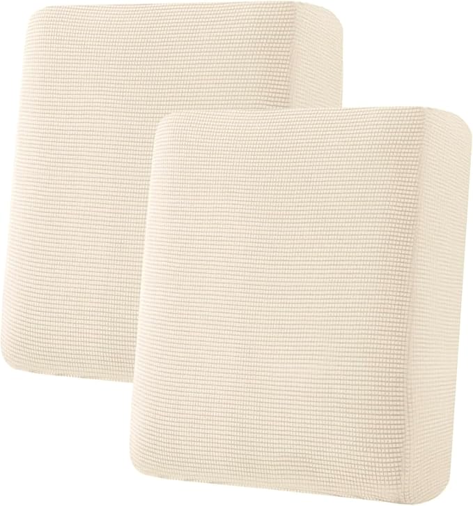 H.VERSAILTEX Super Stretch Individual Seat Cushion Covers Sofa Covers Couch by HVERSAILTEX