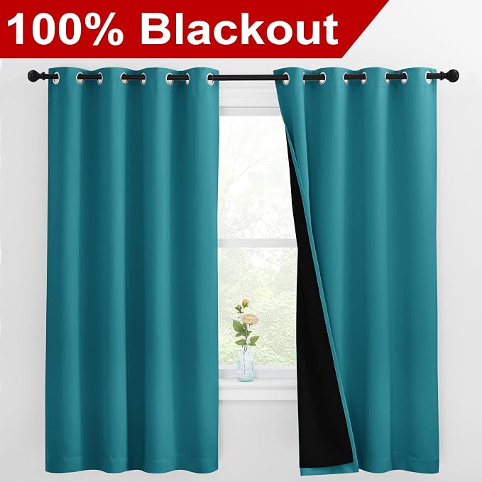 NICETOWN 100% Blackout Curtains - Image 2