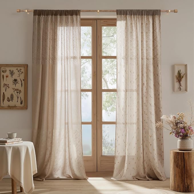 1” Diameter Curtain Rods Itself is 30 to 90 inch 1 Pack Fit 30-84 inch Window - Image 7