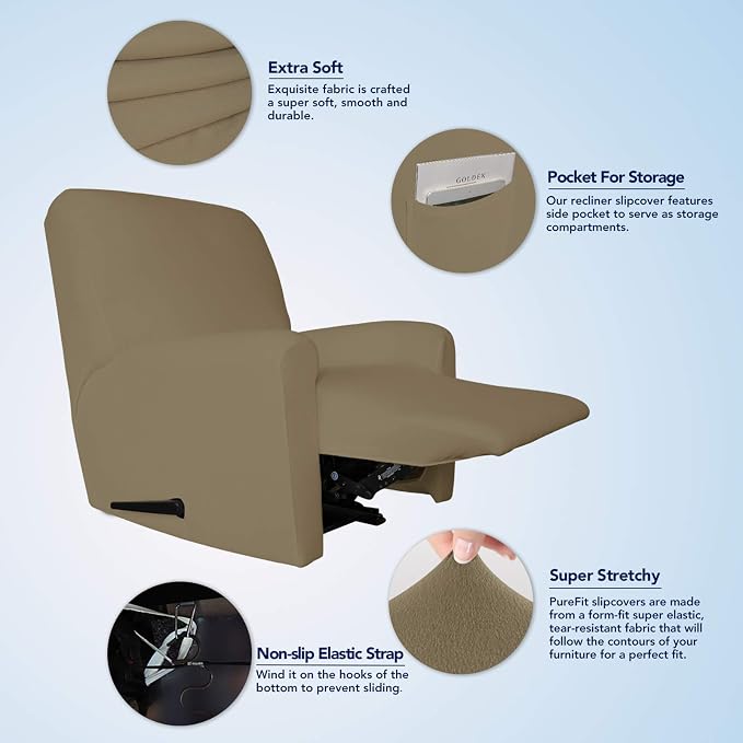 PureFit Super Stretch Chair Sofa Slipcover - Image 3