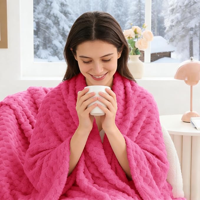 BEDELITE Fleece Twin Blankets for Couch & Bed - Image 4