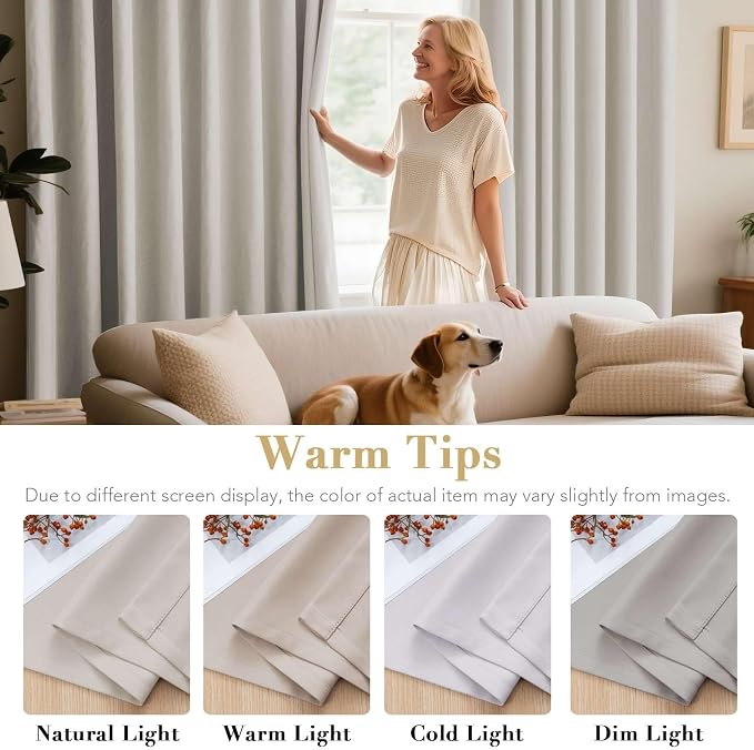 H.VERSAILTEX Blackout Room Darkening Thermal Insulated Grommet Window Curtains - Image 5