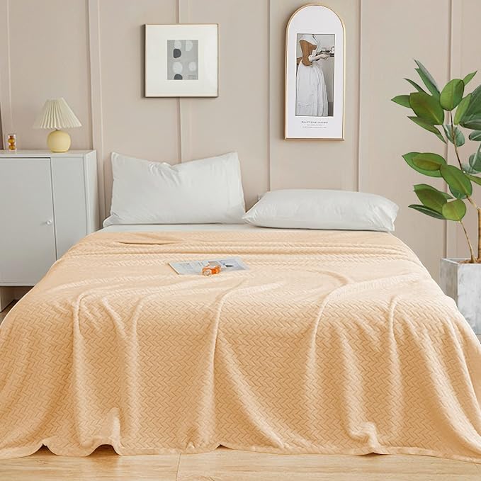 inhand Fleece Blanket for Bed, Super Soft Flannel Cozy King Bed Blanket for by inhand