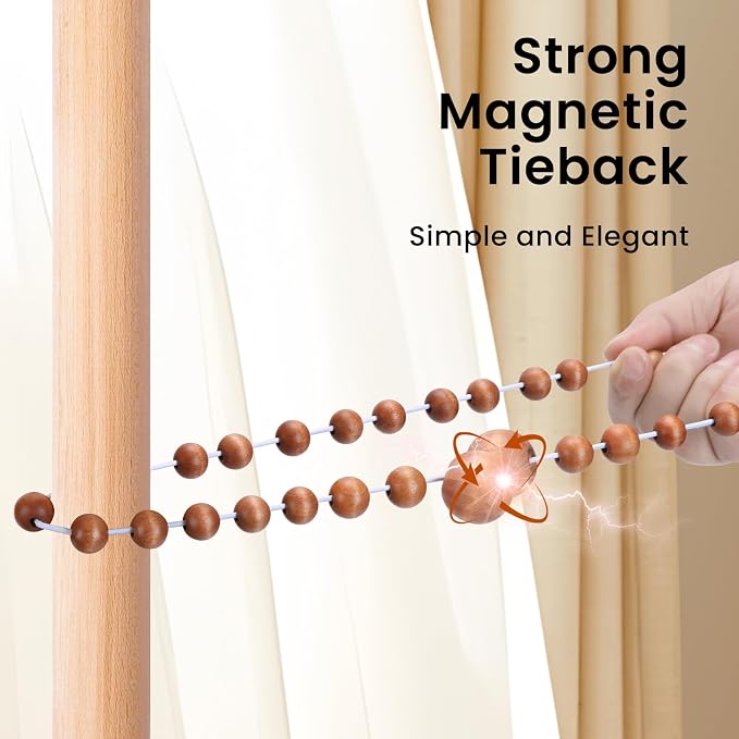 KLOGTSIND Magnetic Curtain Tiebacks, Curtain Tie Backs - Image 6