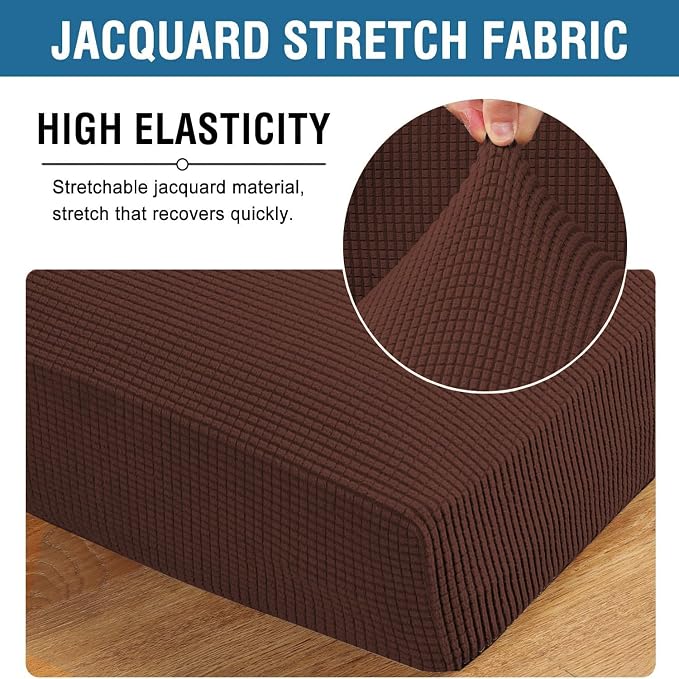 H.VERSAILTEX Super Stretch Individual Chaise Cover Sectional Couch Covers - Image 4