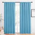 NICETOWN Window Curtains Blackout Drapes, Teal Blue, 1 Pair, 52 by 84-Inch by NICETOWN